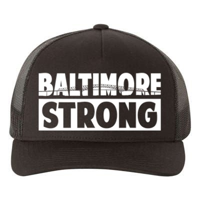 Pray For Baltimore Bridge Baltimore Strong Yupoong Adult 5-Panel Trucker Hat