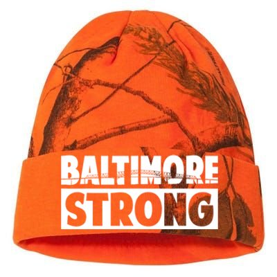 Pray For Baltimore Bridge Baltimore Strong Kati Licensed 12" Camo Beanie