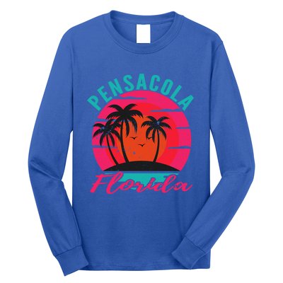 Pensacola Florida Beach Vacation Sunset Gift Long Sleeve Shirt