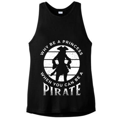 Pirate Freebooter Buccaneer Caribbean Adventure Ladies PosiCharge Tri-Blend Wicking Tank