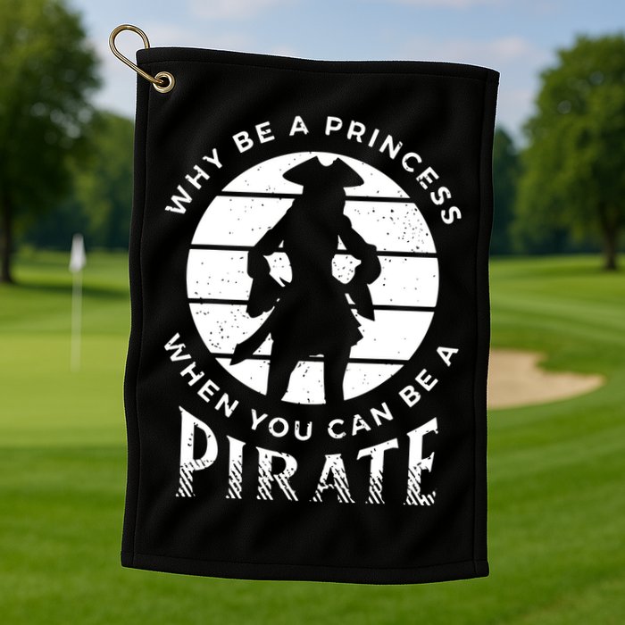 Pirate Freebooter Buccaneer Caribbean Adventure Golf Towel