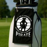 Pirate Freebooter Buccaneer Caribbean Adventure Golf Towel
