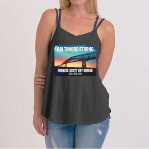 Pray For Baltimore Women's Strappy Tank