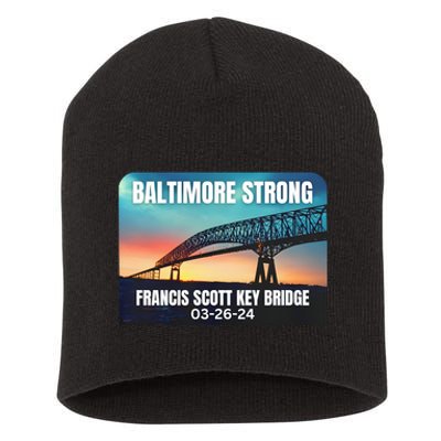 Pray For Baltimore Short Acrylic Beanie