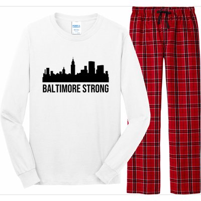 Pray For Baltimore Francis Scott Key Baltimore Long Sleeve Pajama Set