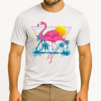 Pink Flamingo Beach Summer Vibes Palm Trees Tropical Summer Performance Shirt