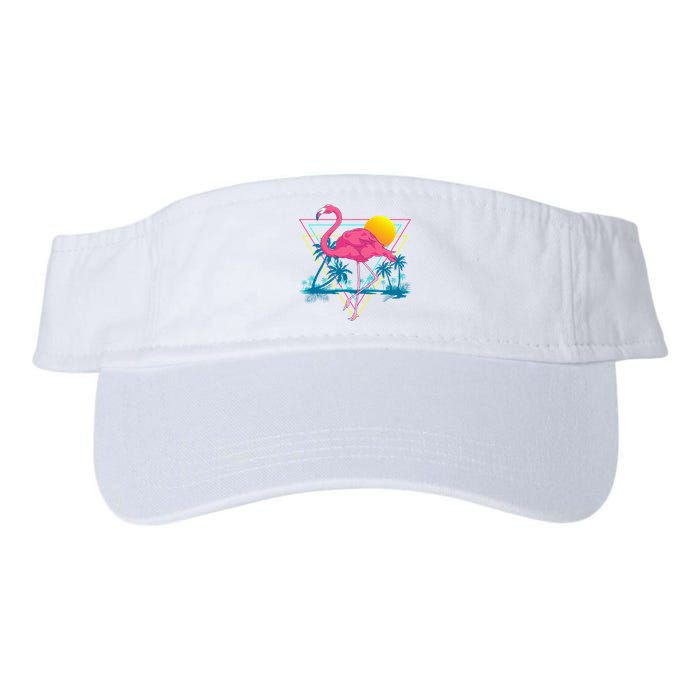 Pink Flamingo Beach Summer Vibes Palm Trees Tropical Summer Visor