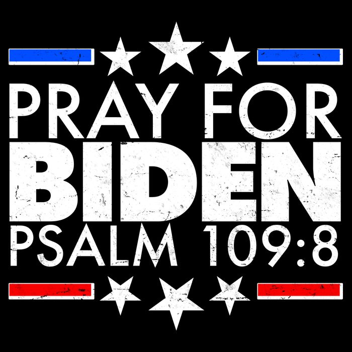 Pray For Biden Psalm 109:8 Impact Tech Backpack