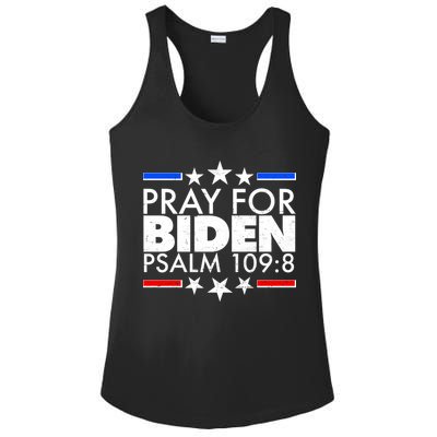 Pray For Biden Psalm 109:8 Ladies PosiCharge Competitor Racerback Tank