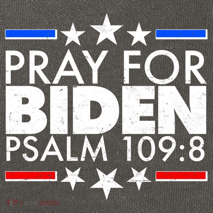 Pray For Biden Psalm 109:8 Cotton Canvas Backpack