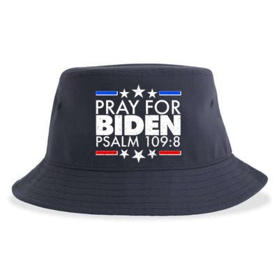 Pray For Biden Psalm 109:8 Sustainable Bucket Hat