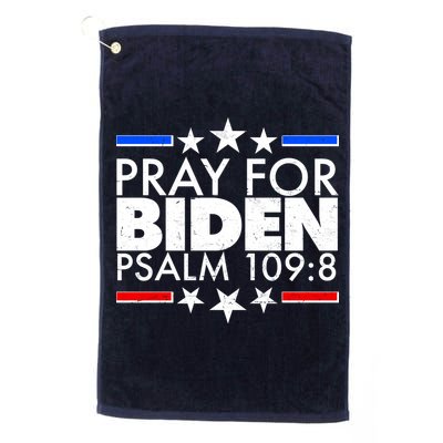 Pray For Biden Psalm 109:8 Golf Towel