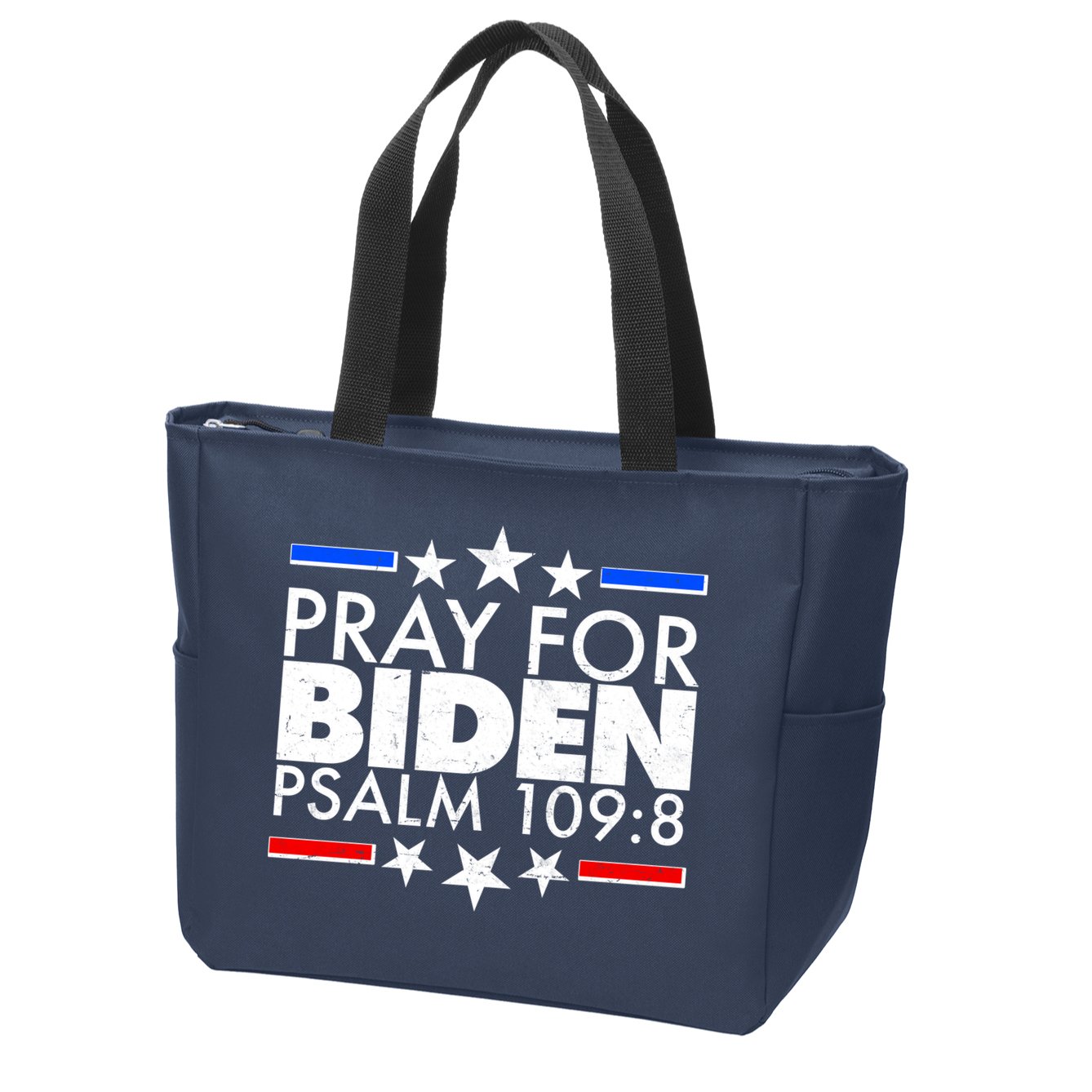 Pray For Biden Psalm 109:8 Zip Tote Bag