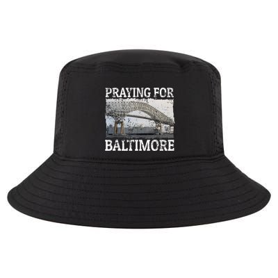 Praying For Baltimore The Baltimore Bridge Cool Comfort Performance Bucket Hat