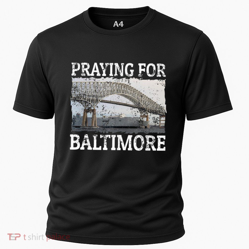 Praying For Baltimore The Baltimore Bridge Performance Shirt