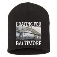 Praying For Baltimore The Baltimore Bridge Short Acrylic Beanie