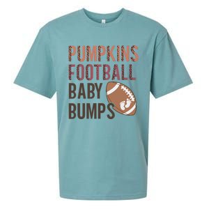 Pumpkins Football Baby Bumps Sueded Cloud Jersey T-Shirt