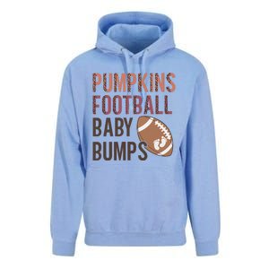 Pumpkins Football Baby Bumps Unisex Surf Hoodie