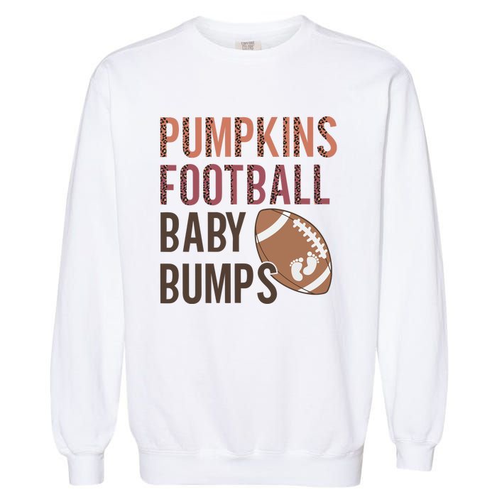 Pumpkins Football Baby Bumps Garment-Dyed Sweatshirt