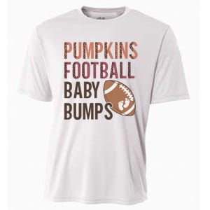 Pumpkins Football Baby Bumps Cooling Performance Crew T-Shirt