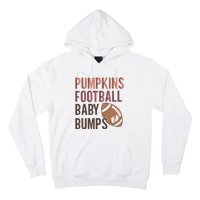 Pumpkins Football Baby Bumps Hoodie