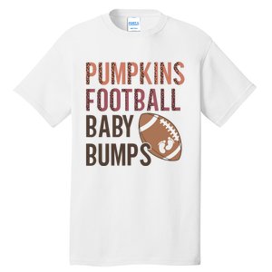 Pumpkins Football Baby Bumps Tall T-Shirt