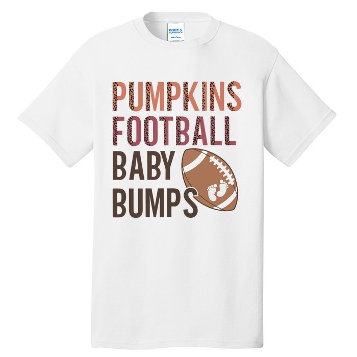 Pumpkins Football Baby Bumps Tall T-Shirt