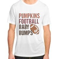 Pumpkins Football Baby Bumps Adult ChromaSoft Performance T-Shirt