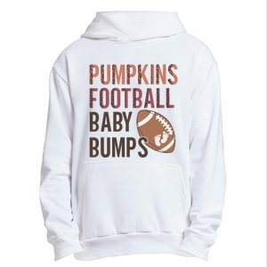 Pumpkins Football Baby Bumps Urban Pullover Hoodie