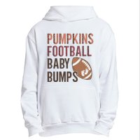 Pumpkins Football Baby Bumps Urban Pullover Hoodie