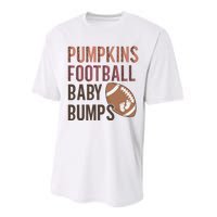 Pumpkins Football Baby Bumps Performance Sprint T-Shirt