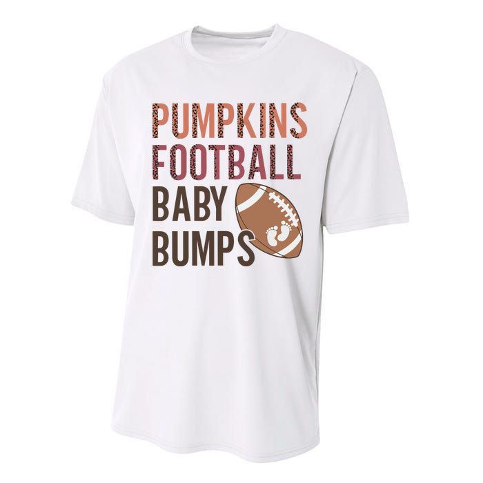 Pumpkins Football Baby Bumps Performance Sprint T-Shirt