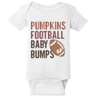 Pumpkins Football Baby Bumps Baby Bodysuit