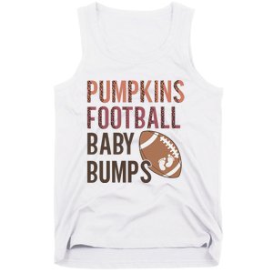 Pumpkins Football Baby Bumps Tank Top