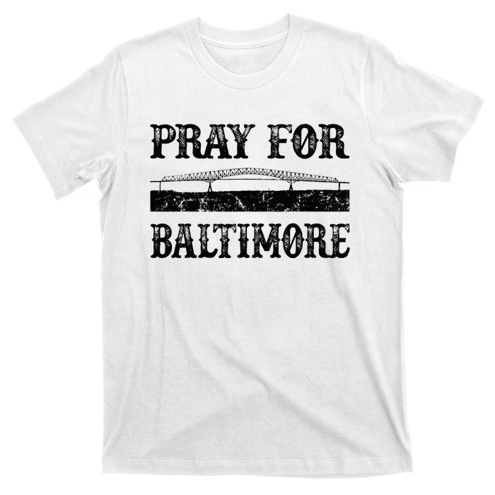 Pray For Baltimore Francis Scott Key Bridge T-Shirt