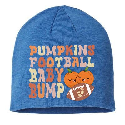 Pumpkins Football Baby Bumps Fall Thanksgiving Pregnancy Sustainable Beanie