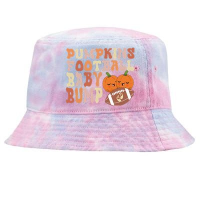 Pumpkins Football Baby Bumps Fall Thanksgiving Pregnancy Tie-Dyed Bucket Hat