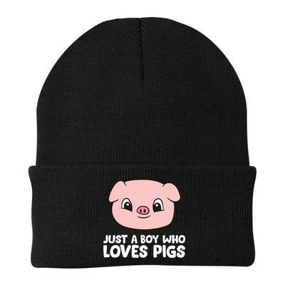Pig Farmer Boy Just A Boy Who Loves Pigs Cool Gift Beanie
