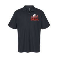 Papa Flag Baseball Fathers Day Softstyle Adult Sport Polo