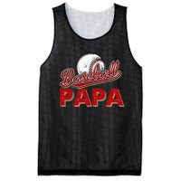 Papa Flag Baseball Fathers Day Mesh Reversible Basketball Jersey Tank