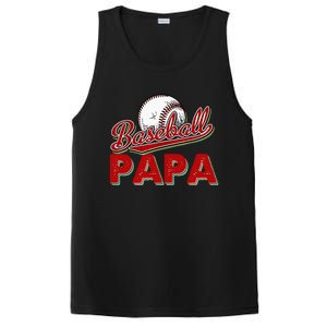 Papa Flag Baseball Fathers Day PosiCharge Competitor Tank