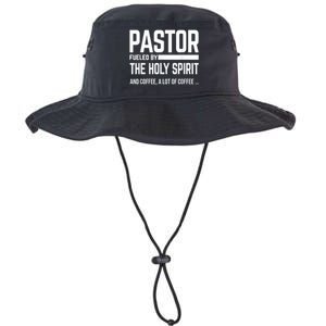 Pastor Fueled By Holy Spirit And Coffee Church Pastor Legacy Cool Fit Booney Bucket Hat