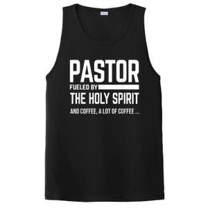 Pastor Fueled By Holy Spirit And Coffee Church Pastor PosiCharge Competitor Tank