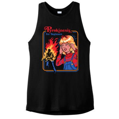 Pyrokinesis For Beginners Ladies PosiCharge Tri-Blend Wicking Tank