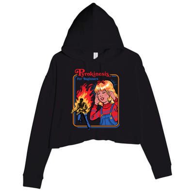 Pyrokinesis For Beginners Crop Fleece Hoodie