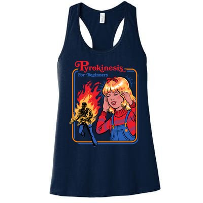 Pyrokinesis For Beginners Women's Racerback Tank