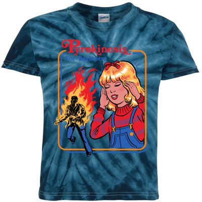 Pyrokinesis For Beginners Kids Tie-Dye T-Shirt