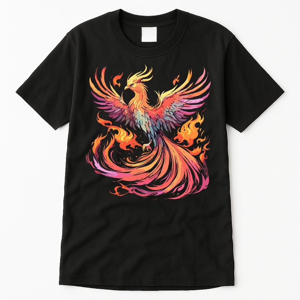 Phoenix Fire Bird Tall T-Shirt