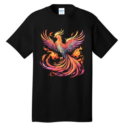 Phoenix Fire Bird Tall T-Shirt