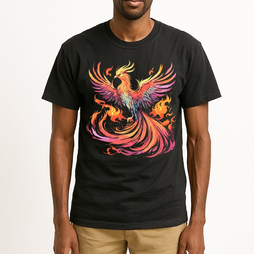 Phoenix Fire Bird Tall T-Shirt